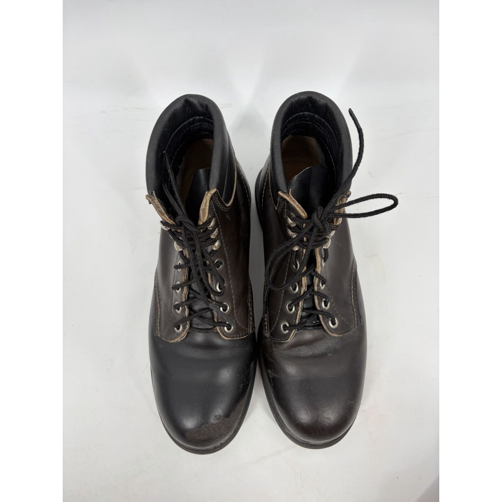 Red Wing Boots Mens Size 8.5 3E Steel Safety King Toe Black Work 2243 Vintage - Picture 9 of 16